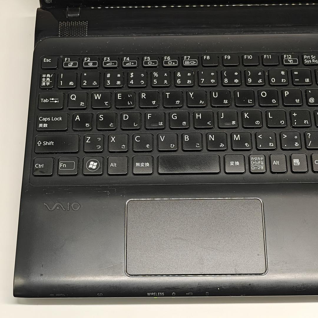 【VAIO】SVE 高速i7 新品SSD256GB 8GB ブラックノートPC