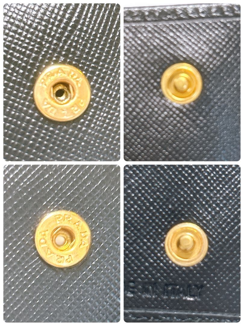 新品未使用✨プラダ キーケース 6連 サフィアーノ 三角ロゴ ゴールド