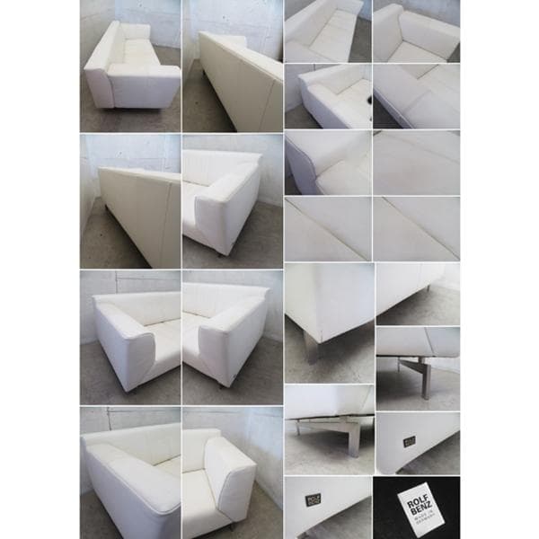 美品■IDC大塚■ロルフベンツ■総革■LINEA■91.3万■2人掛けソファ