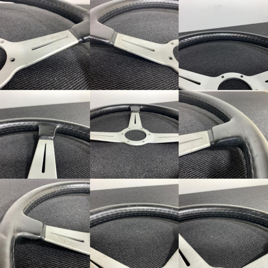 ナルディ クラシック シルバー レザーステアリング 36φ FET 正規品