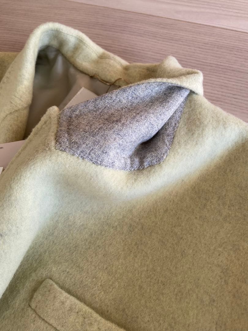 冬セール　タグ付き新品　23AW ebure メランジビーバー 定価12万