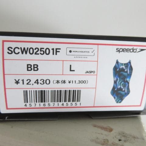 新品　SPEEDO スピード　競泳水着　公式　レース用　FINA　WA　L