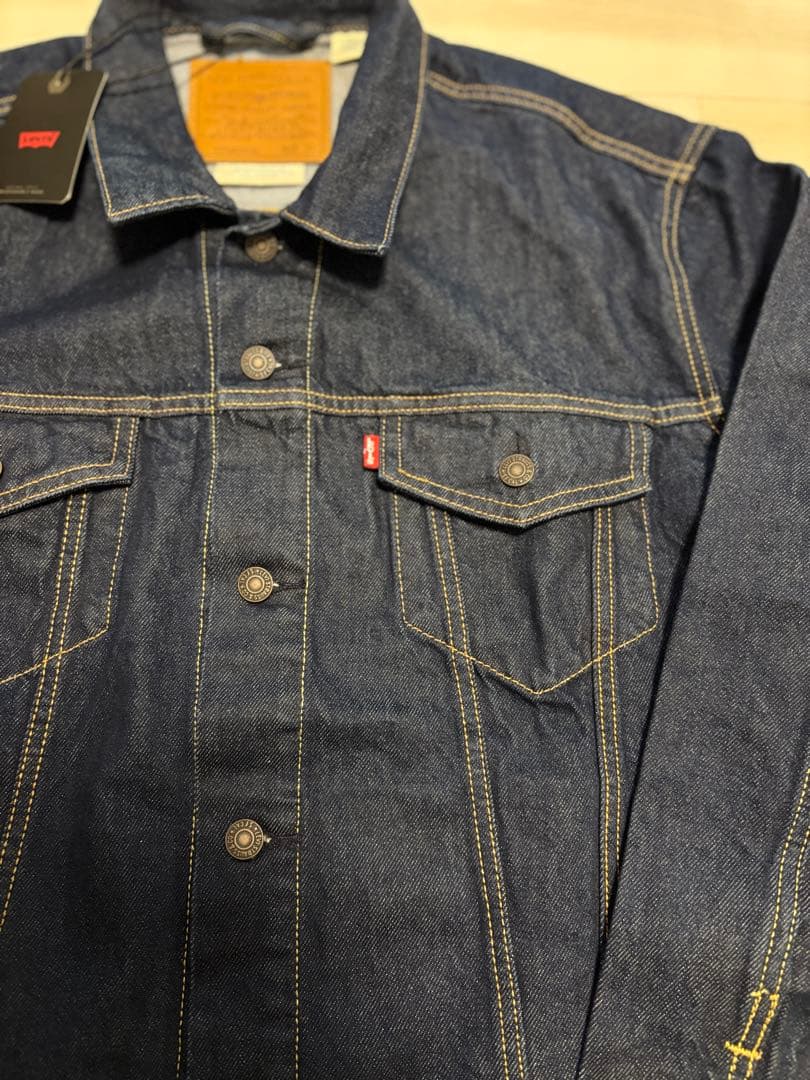 【最安値】リーバイス　プレミアム　トラッカージャケット　大戦　濃紺