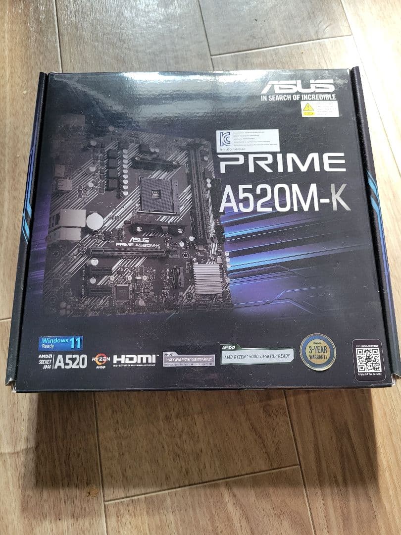 ワ*ン様 ASUS PRIME A520M-K マザーボードプロセッサセット