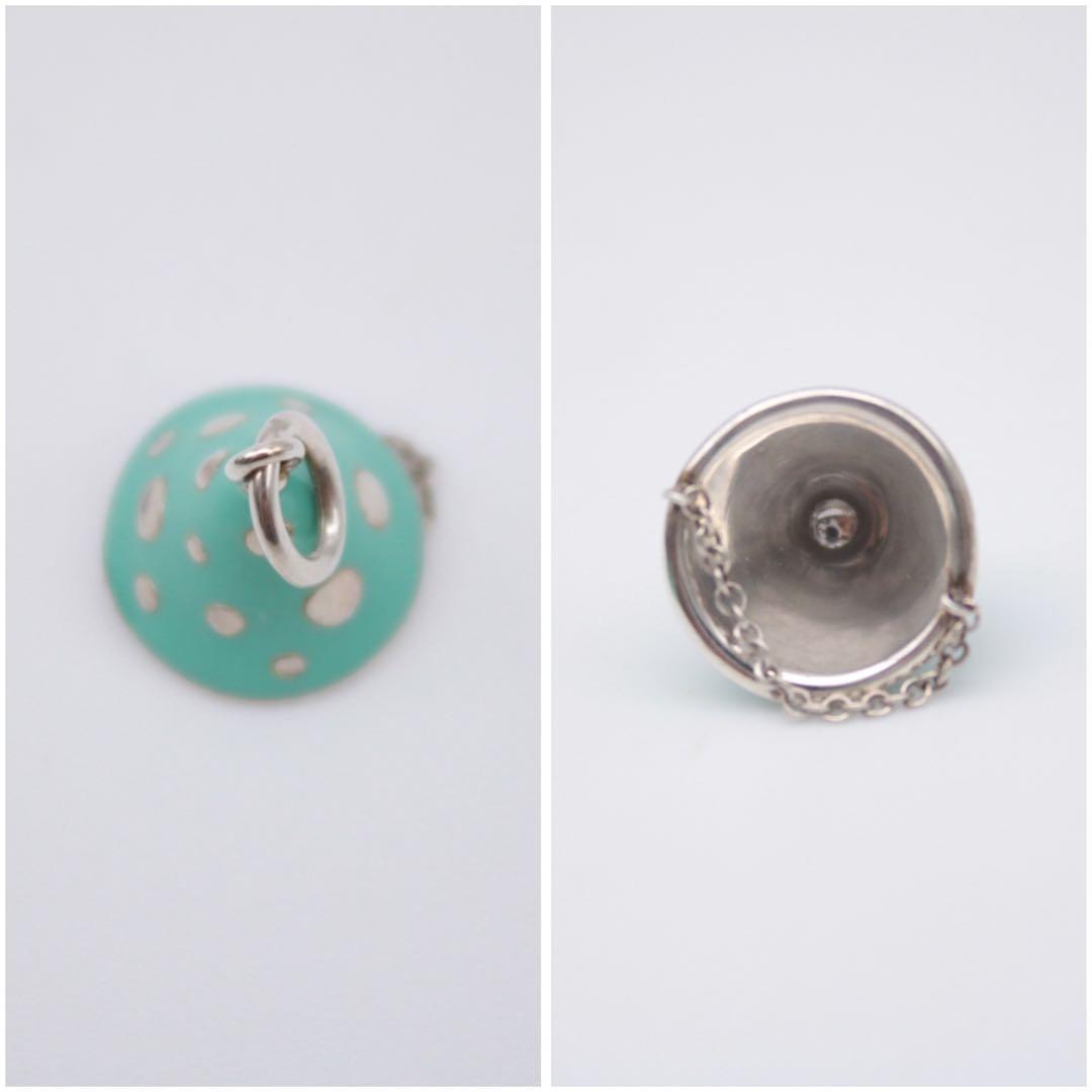 希少 ティファニー チャーム トップ パーティハット シルバー 925 エナメル