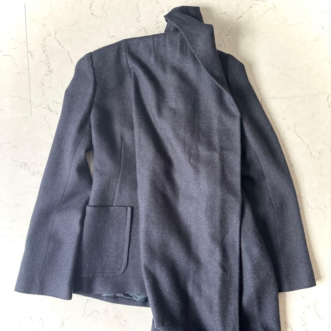 美品 イザベルマラン フランス製カシミヤ100%ストール付 テーラードジャケット