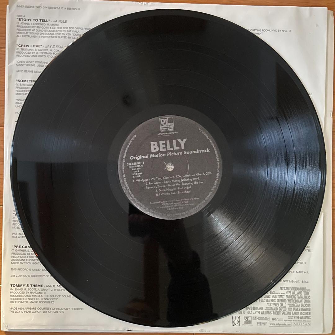 JUICE/LP ・BELLY/2LP 2枚セット サウンドトラック　レコード