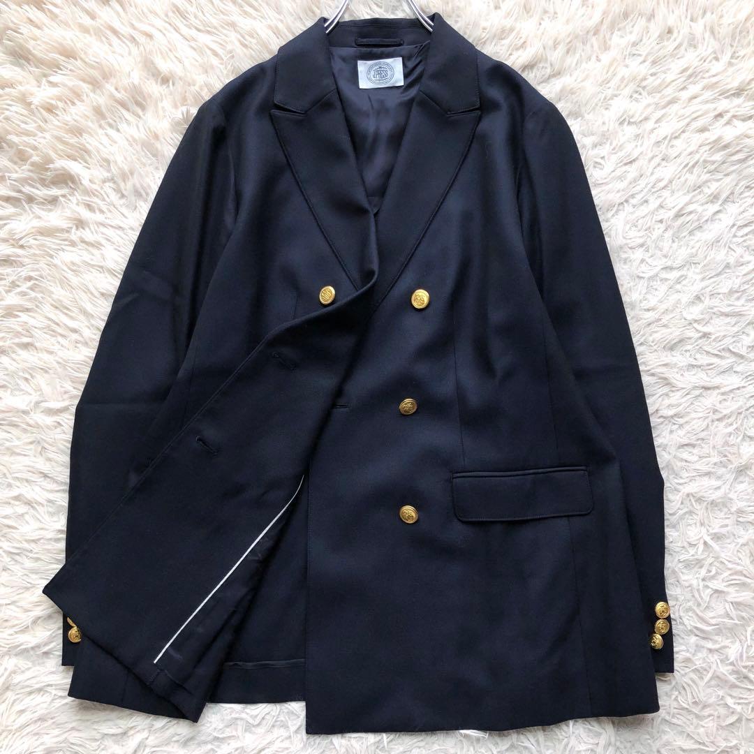 【25AW 未使用級 XL】ジェイプレス　紺ブレ　ウールシルク　伸縮　現行