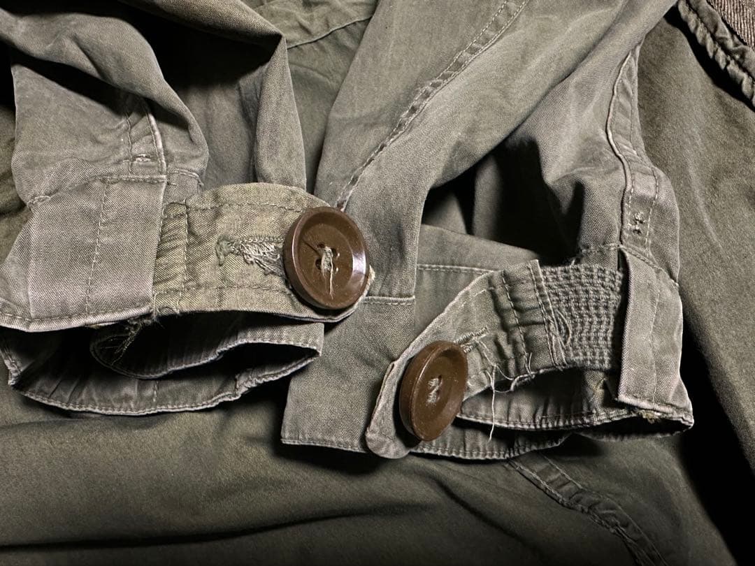 50sミリタリー　SMALLモッズコート M51 ミリタリージャケット　古着