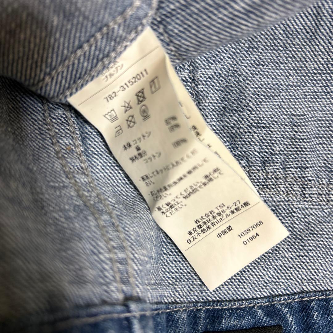 Schott デニム カバーオール インディゴブルー