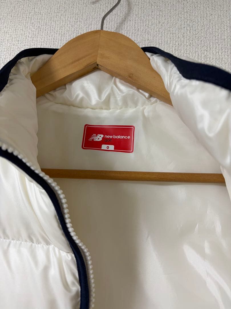 New Balance Golf レディースダウン ホワイト　ベスト
