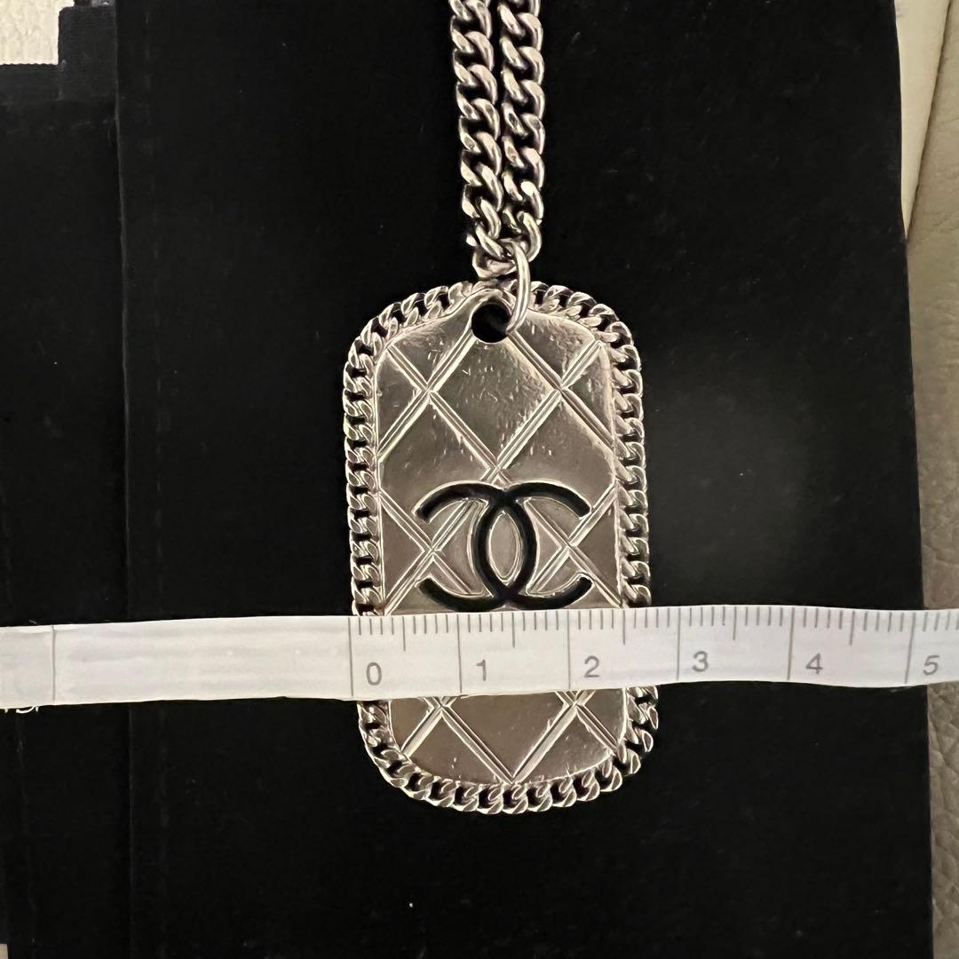 CHANEL ロングネックレス　シルバー　ヴィンテージ