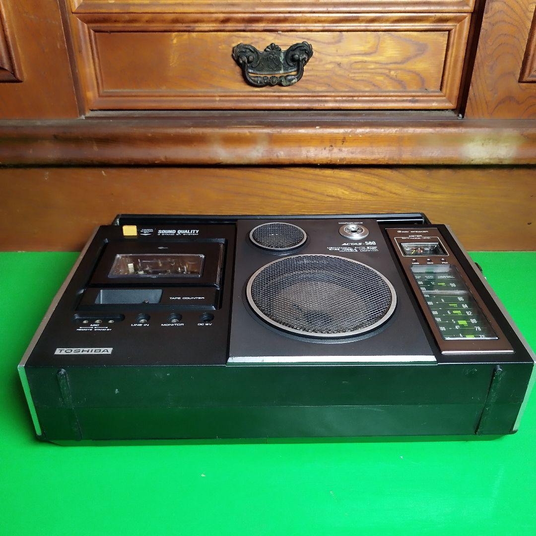 TOSHIBA　3BAND（AM・FM・SW 短波放送）ラジカセRT-580F