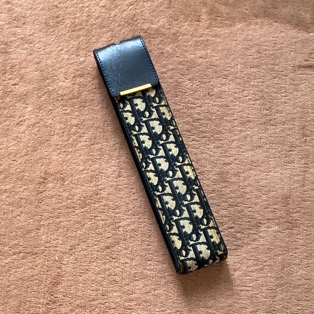 ディオール 折りたたみ傘 トロッター オブリーク コンパクト ネイビー