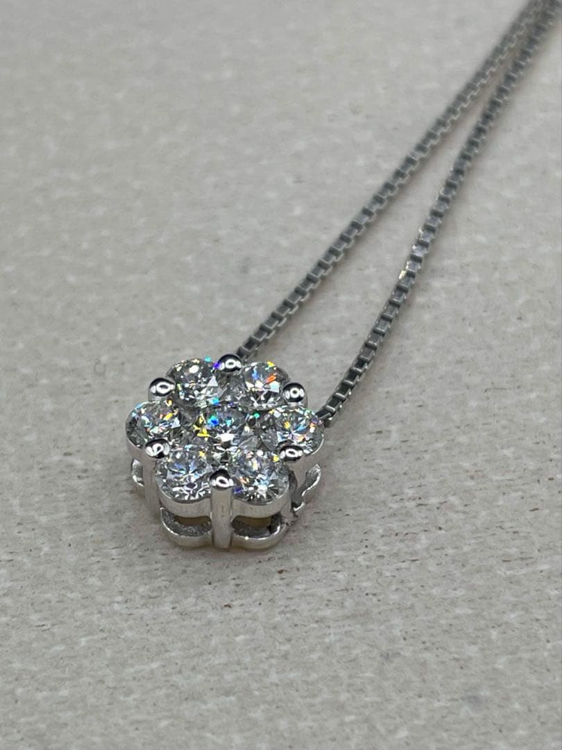 最終交渉可JA199★高級 ダイヤモンド0.53ct K18WG ヘッド