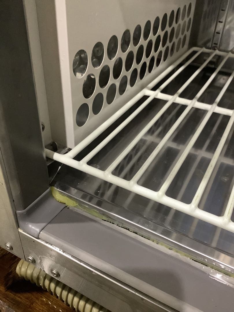 うみ フクシマ 業務用冷蔵庫1ドア冷蔵コールドテーブル 155L 08年製