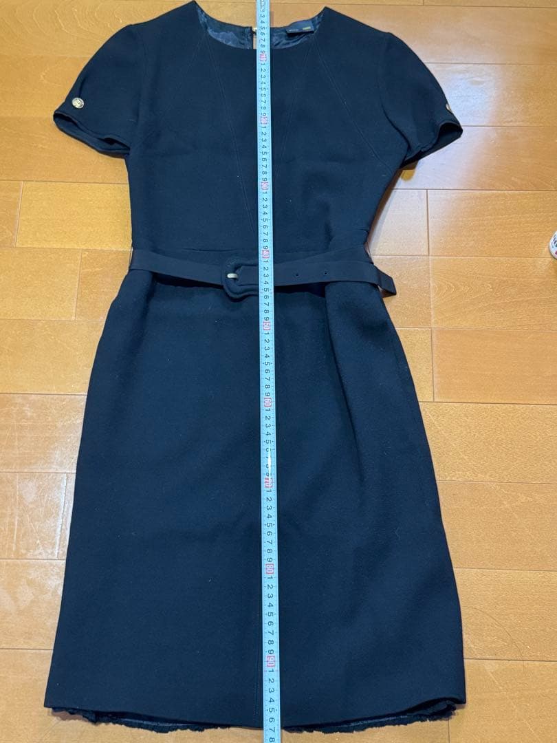 【未着用】FENDI フェンディ ブラック ニットワンピース 半袖