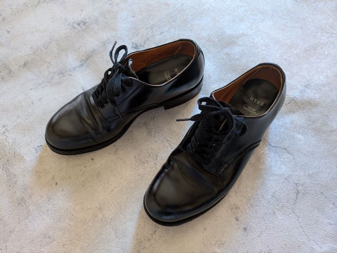 靴 HYKE LEATHER SHOES