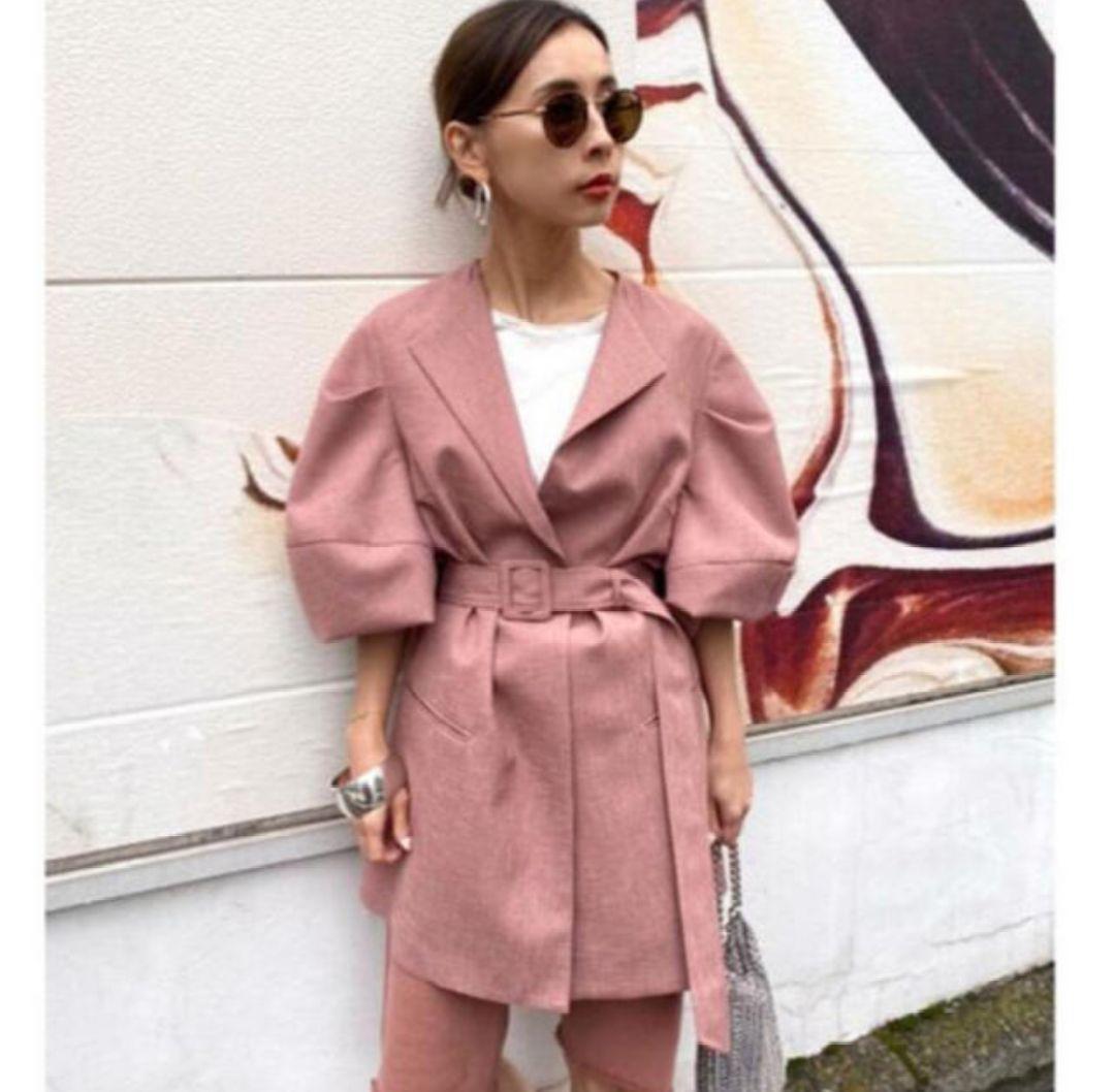 美品　Ameri　アメリヴィンテージ　パフスリーブジャケット