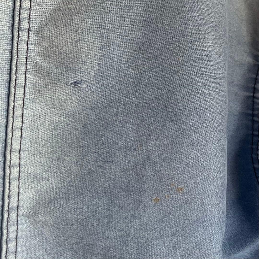 70s フレンチ モールスキンジャケット カバーオール ヴィンテージ フェード