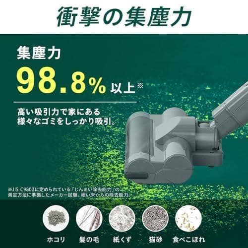 【充電スタンド付き】アイリスオーヤマ コードレス掃除機 軽量1.4㎏ サイクrm