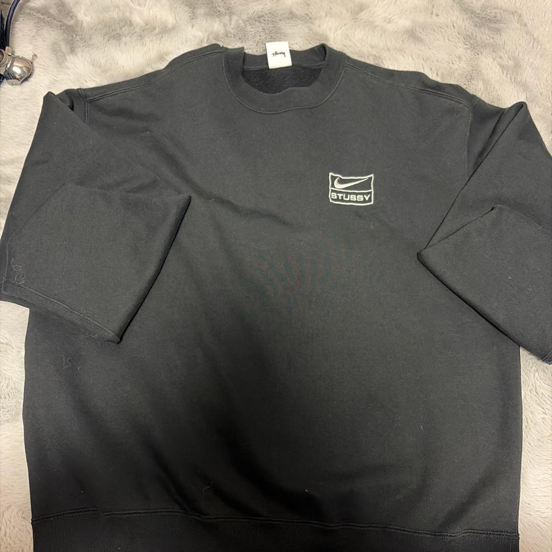 STUSSY NIKEブラックスウェット