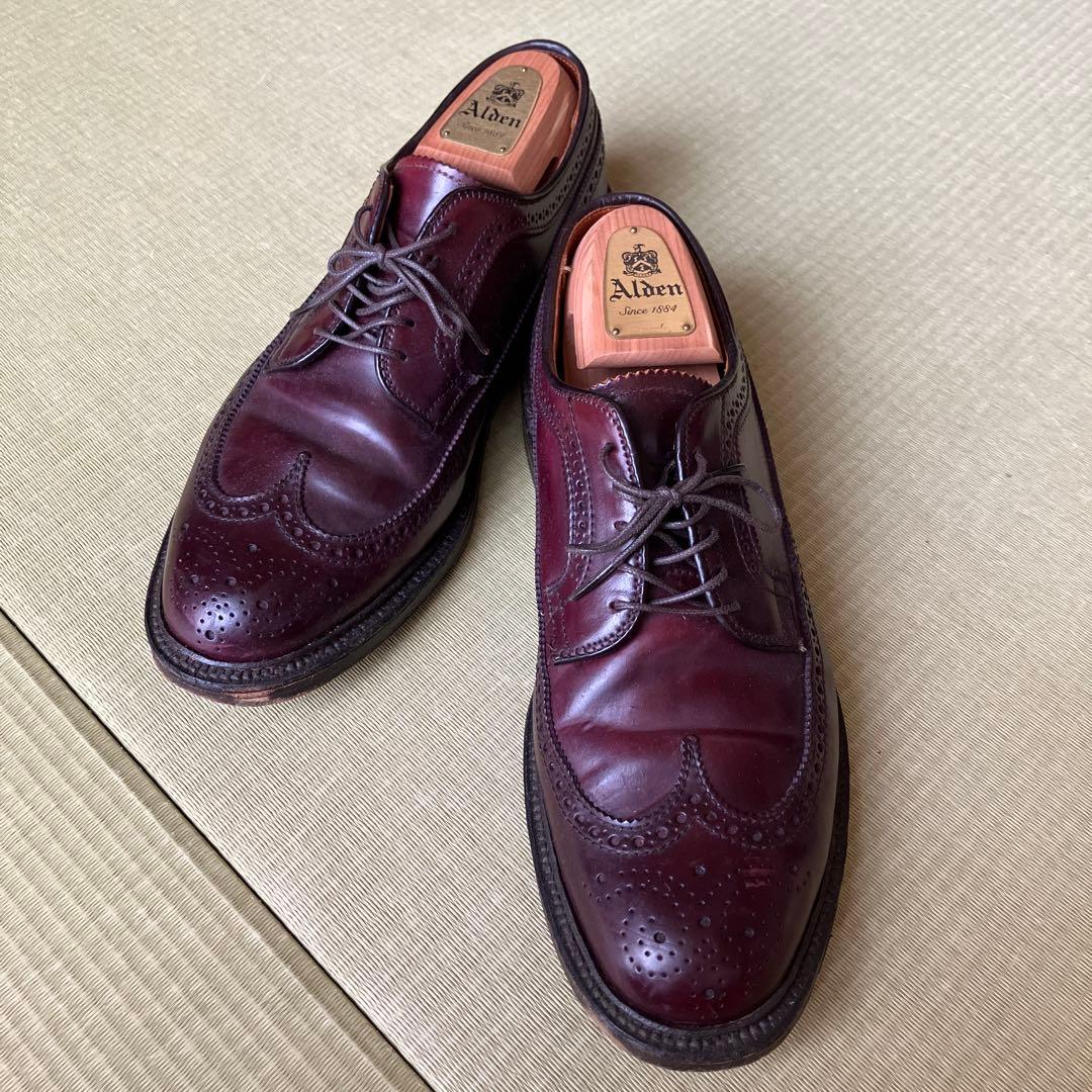 Alden オールデン 975 ロングウィングチップ コードバン　サイズ9
