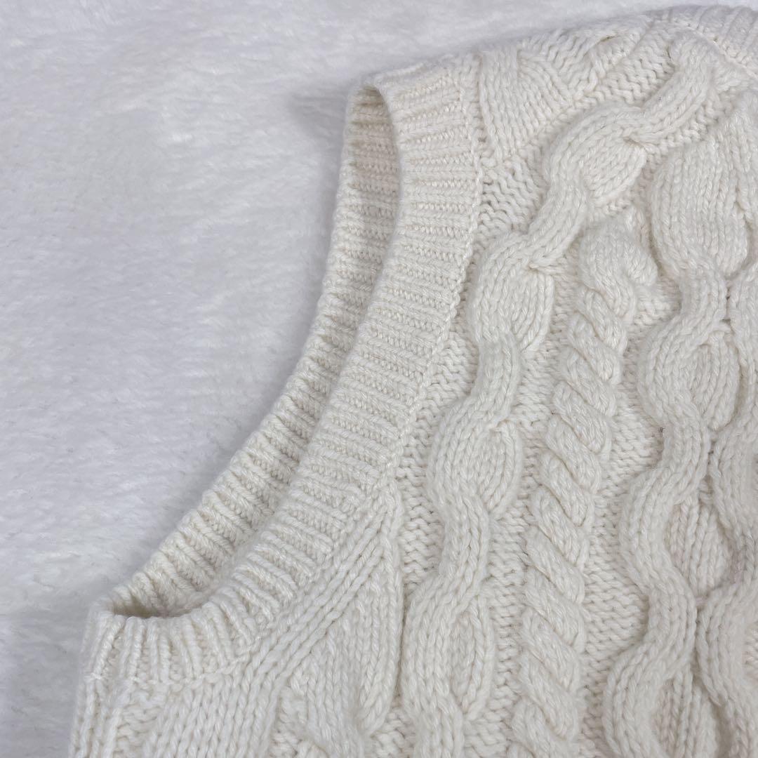 ナインチェ＊˚✧₊⁎24AW Theory ケーブルニット ノースリーブ