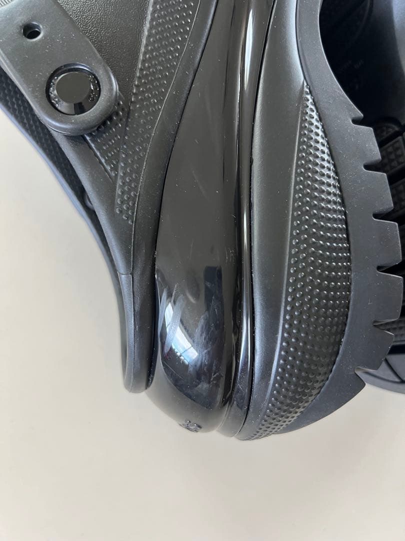 クロックス メガクラッシュクロッグ ブラック 27センチ ※試し履きのみ。