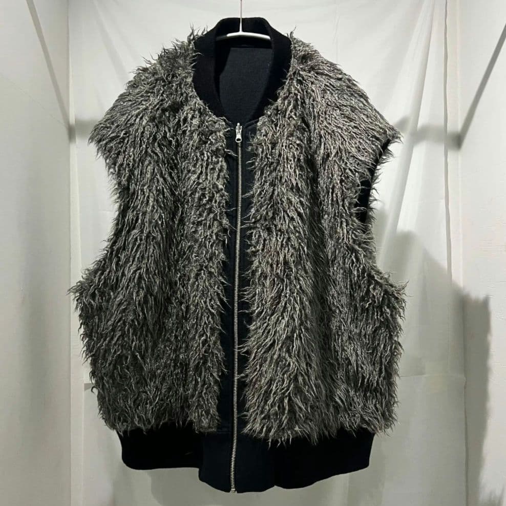 URU 22AW ZIP UP VEST リバーシブル ボアベスト