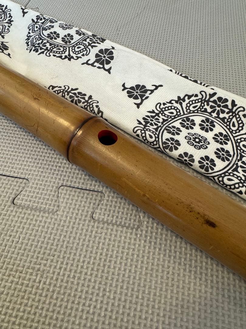 新品未使用 尺八 山本竹細工屋 高級管 1尺8寸管 真竹（桂竹）送料無料