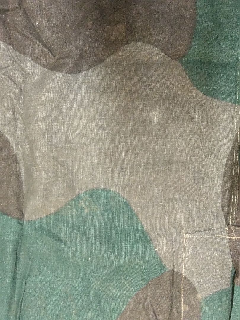 デッドストック スウェーデン軍幕 テントシート 1枚 B 迷彩 カモフラージュ