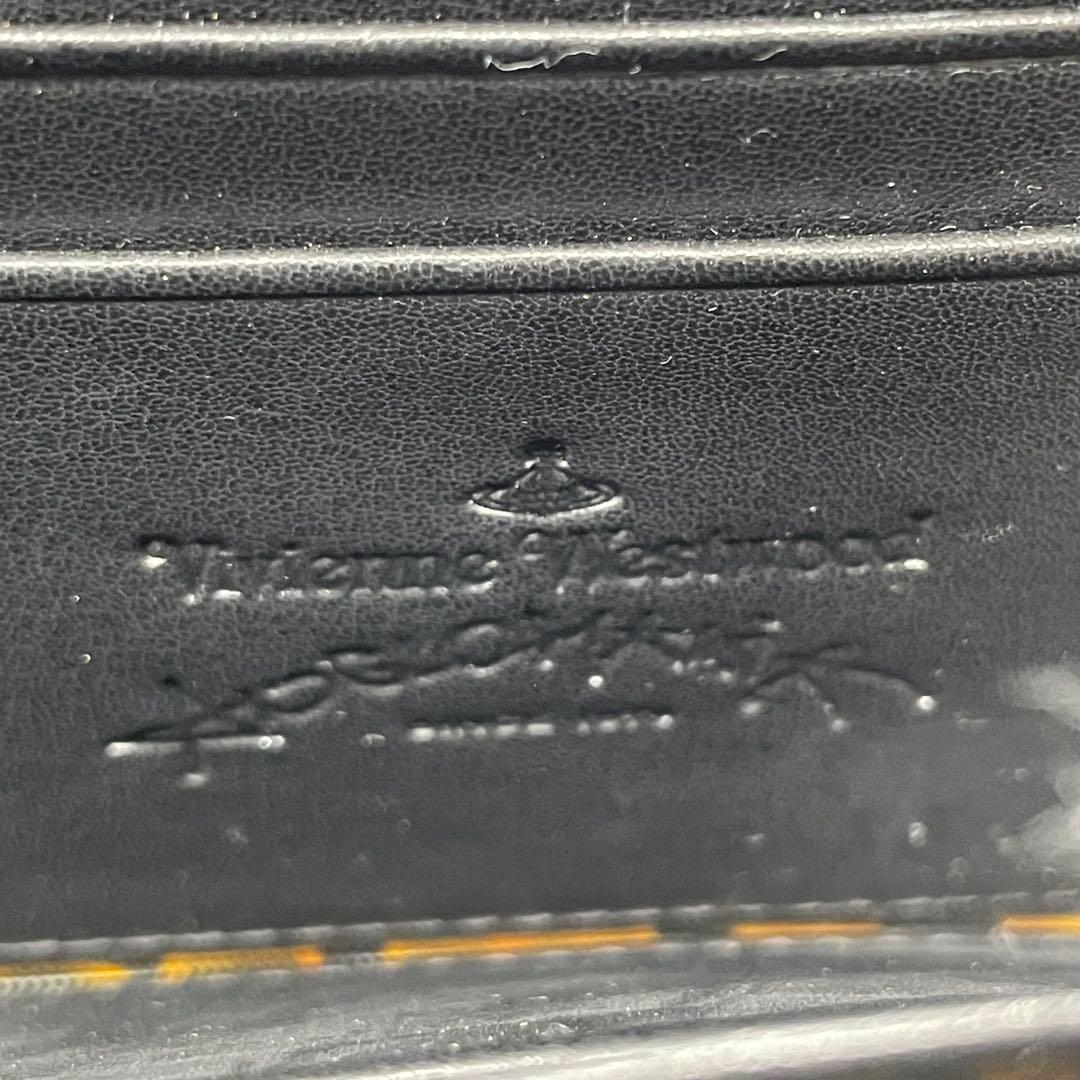 【美品】 ヴィヴィアンウエストウッド　チェック　PVC 長財布 w5