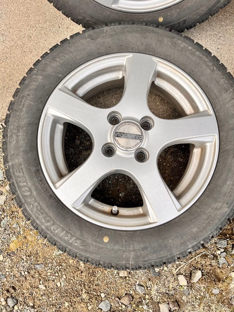 14インチ 155/65R14 VRX スタッドレスタイヤ　 ホイールセット