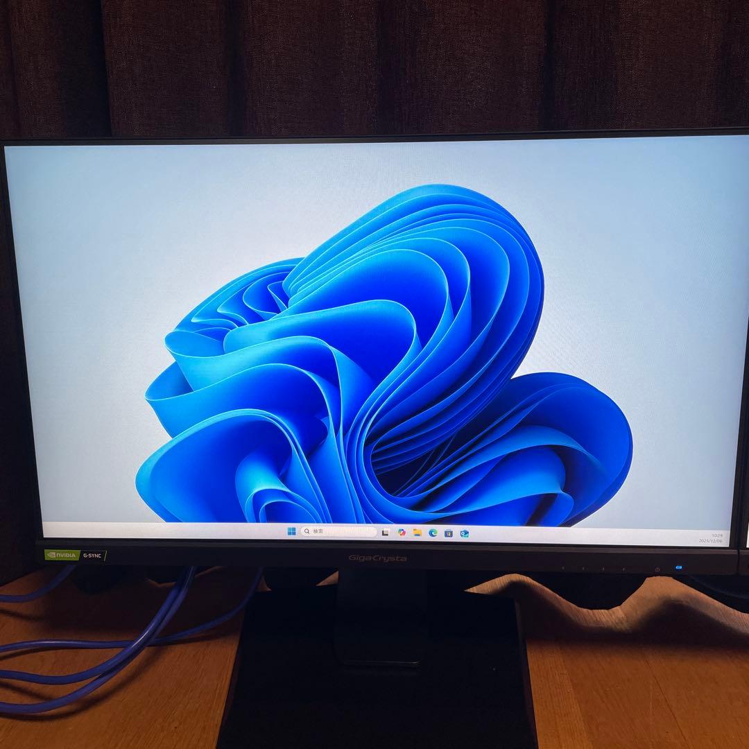 【美品】IO DATA 23.8型ゲーミングモニター2台セット デュアルモニター