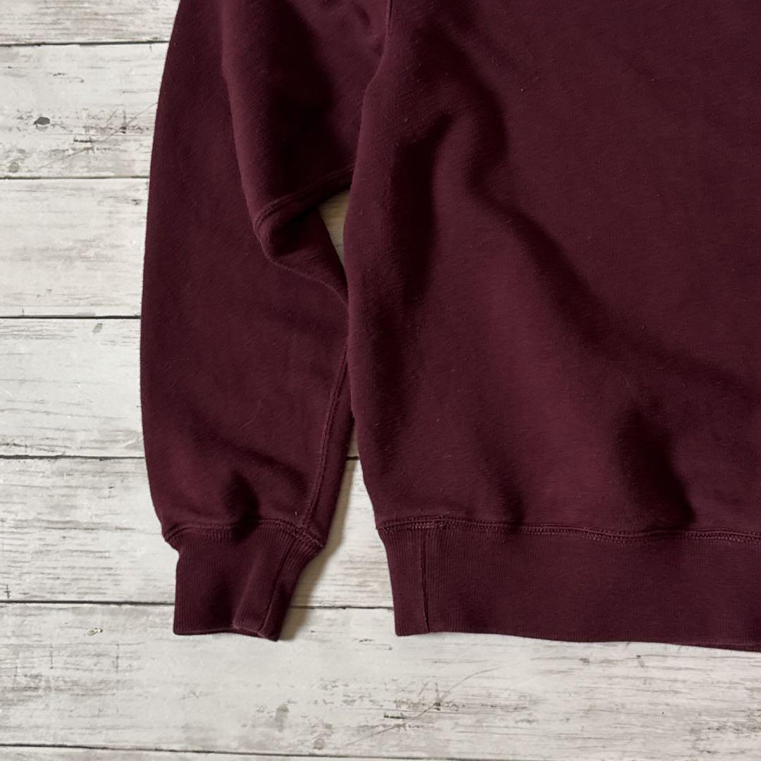 こ*わ様 ポロラルフローレン スウェット M ボルドー ワンポイント 刺繍 前V