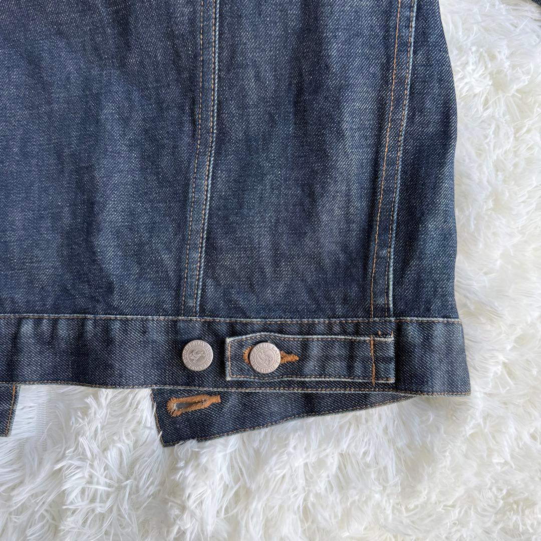 バーバリーブルーレーベル　デニムジャケット　ノバチェック　38 Mサイズ