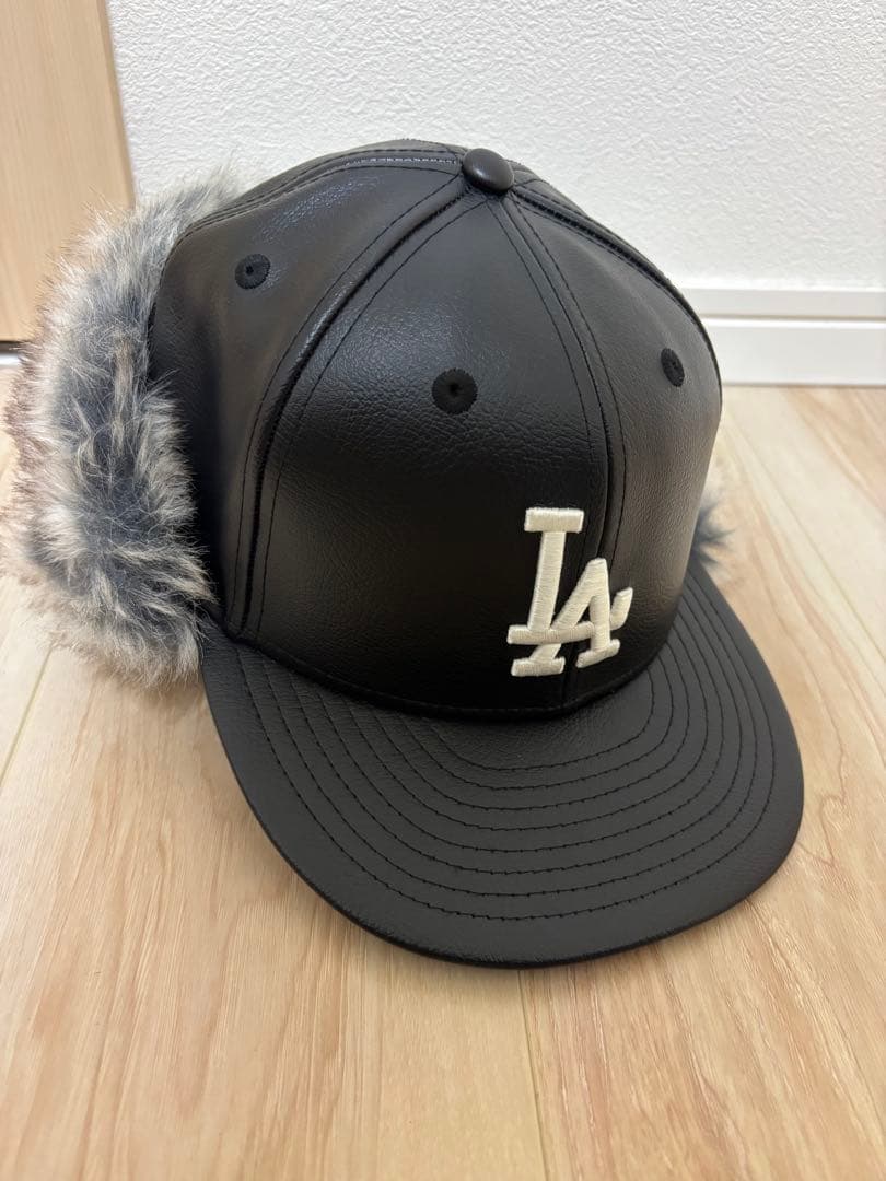 ニューエラ newera 59FIFTY Dog Ear 別注 レザーCAP