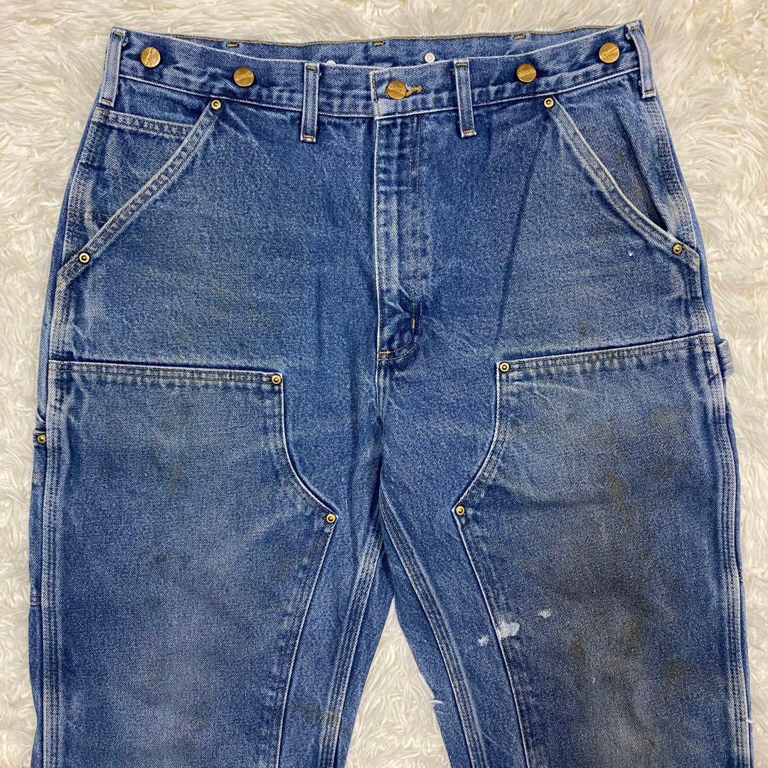 carhartt カーハート　ダブルニー　デニム　サスペンダー　B07 DNM