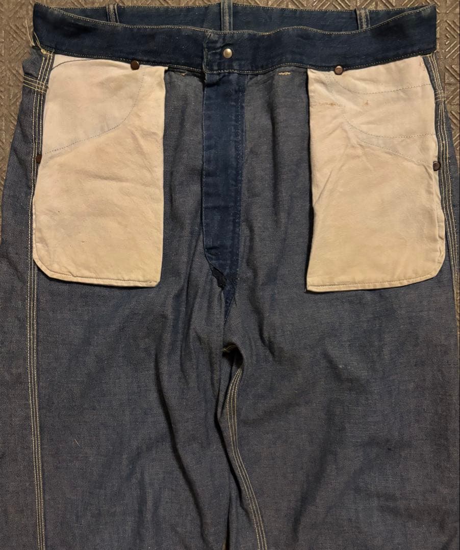 40s 50s ペインター TALON ピンロック UNION MADE 縦落ち