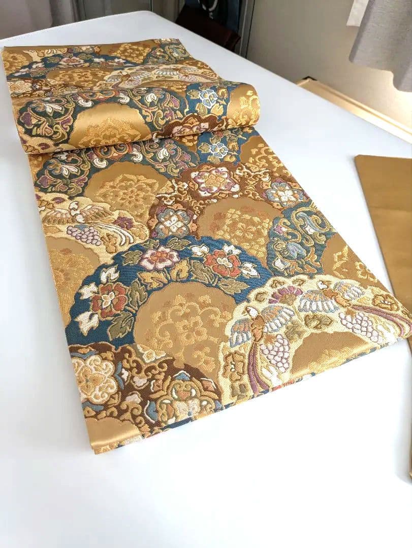 ぱ*ぴ様 正絹西陣織伝統工芸士フォーマル鳳凰雪輪文様