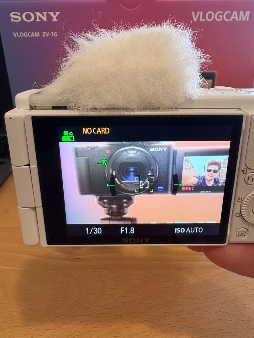 SONY VLOG CAM ZV-1 グリップ付き ホワイト