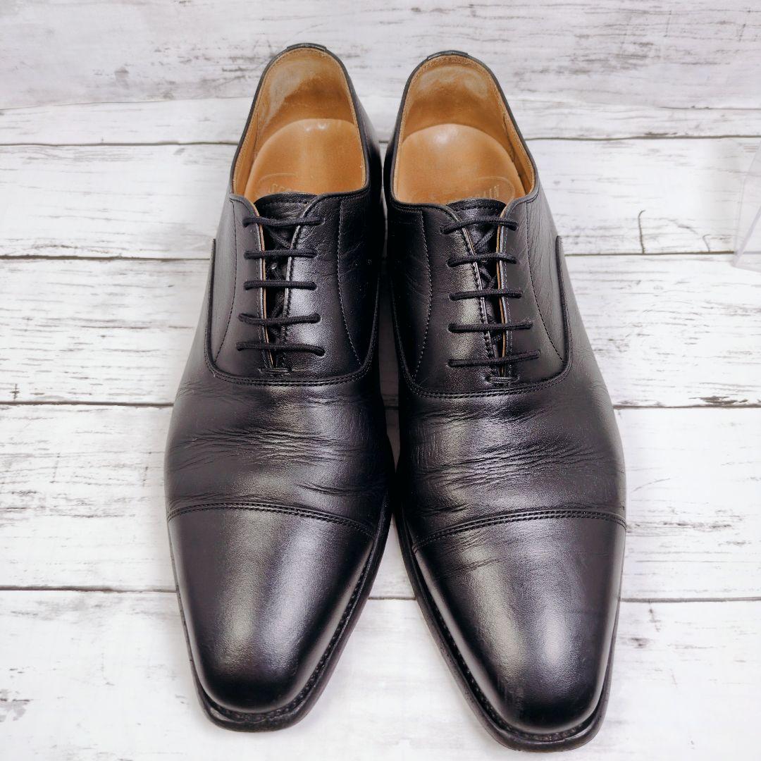 【スコッチグレイン】5100 黒 レザー ストレートチップ 25cm