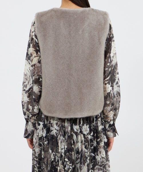 みき！エポカ　エコファーVネックジレ