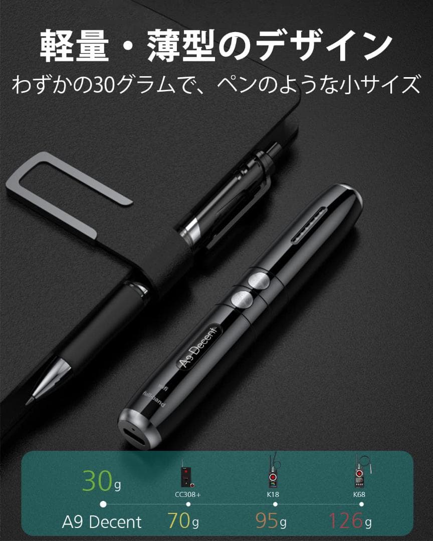 プライバシー保護 5段階感度 盗聴器発見機