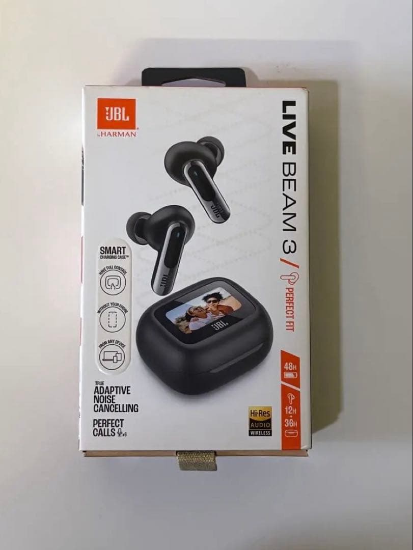 JBL LIVE BEAM 3 ワイヤレスイヤホン ブラック