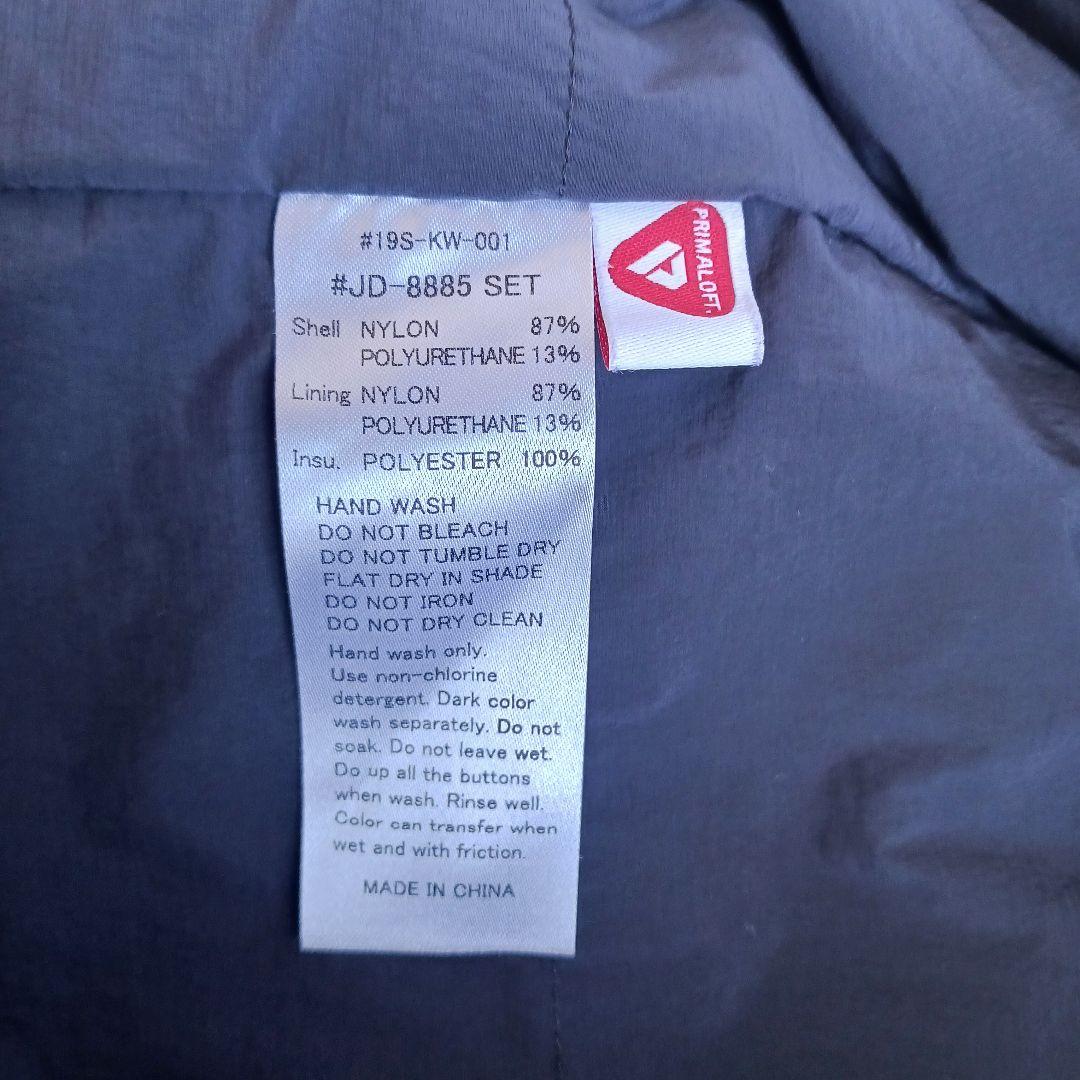 極美品 ダントン インサレーションジャケット 40 ブラック プリマロフト 中綿