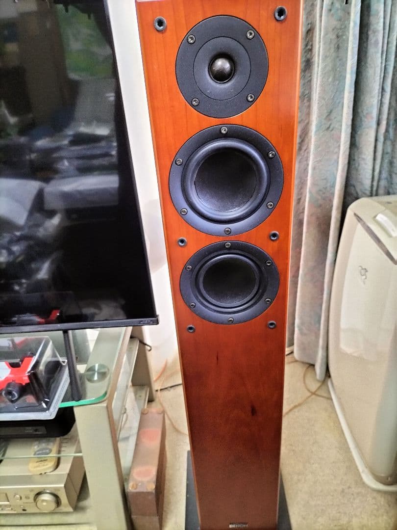 DENON フロアスタンディングスピーカー ウッド調　SC-T33SG