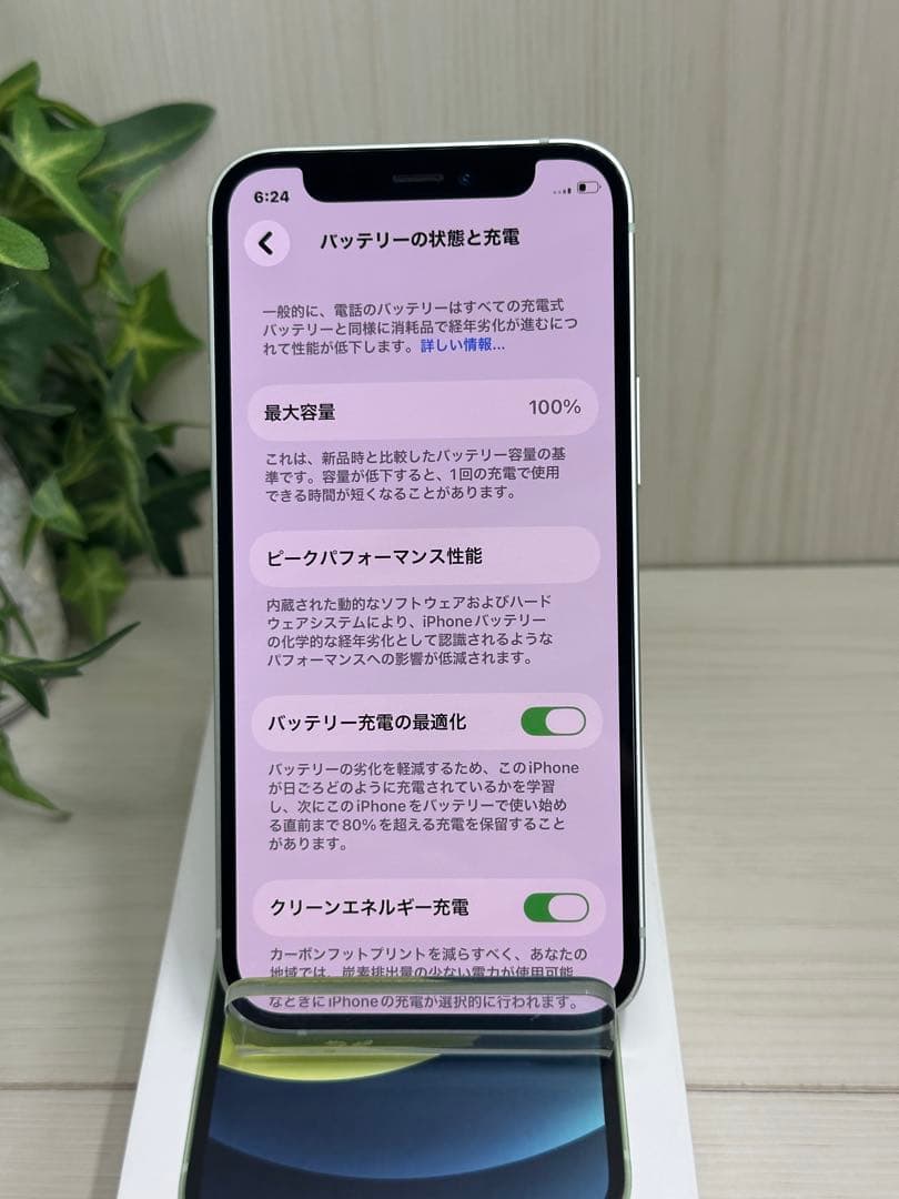 ✅✨美品・100％✨iPhone 12 mini 128GB グリーン