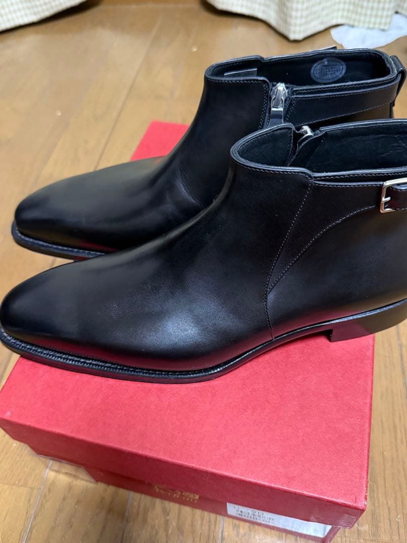 ペルフェット　ジップブーツ　7.5 日本製　ジョドファーブーツ